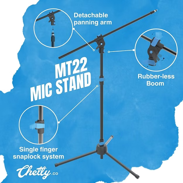 Chetty MT-22 Tripod Microphone Stand