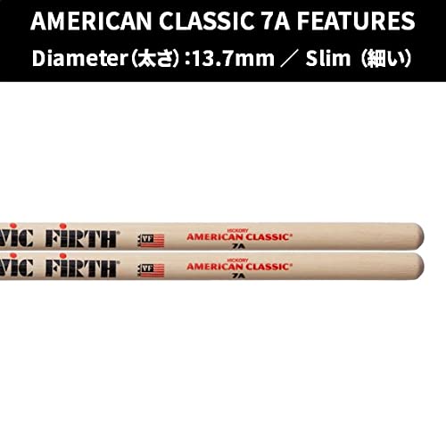Vic Firth Drumstick American Classic 7A