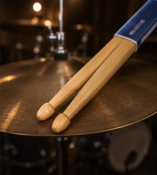 Bluefire 7A Hickory Wood Drumsticks | Hickory Wood Premium Drum Sticks