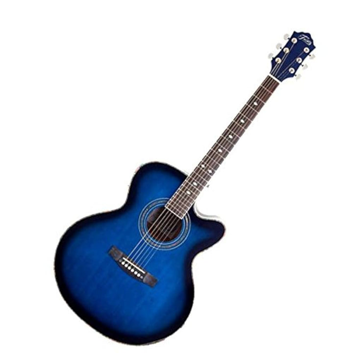 Trinity TNY 3910 BLS Acoustic Guitar Linden Wood Rosewood Right Hand Orientation  (Multicolor, Blue, Black)