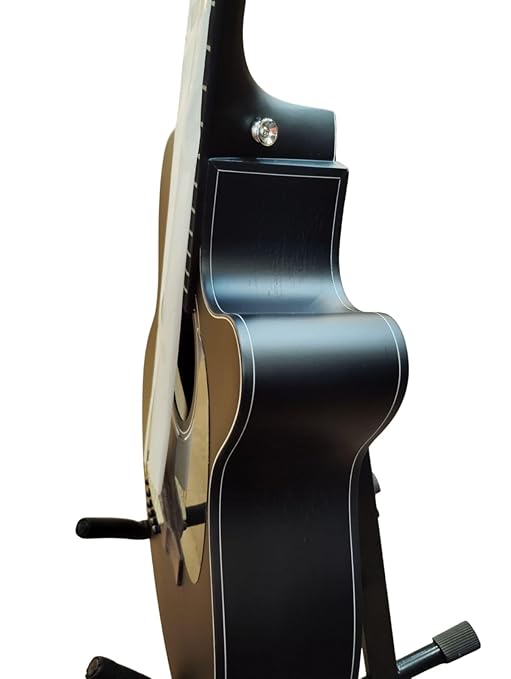 Trinity TNY-3900 BK Acoustic Guitar Linden Wood Rosewood Right Hand Orientation (Black)