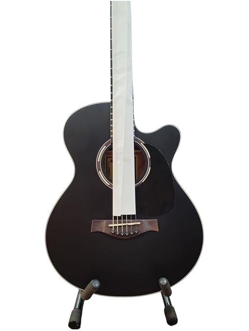 Trinity TNY-3900 BK Acoustic Guitar Linden Wood Rosewood Right Hand Orientation (Black)