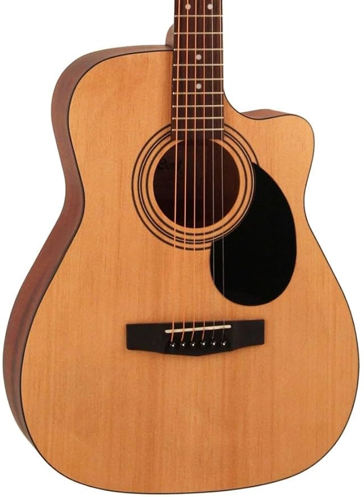 Cort AF500C OP Standard Series Cutaway Acoustic Guitar - Open Pore