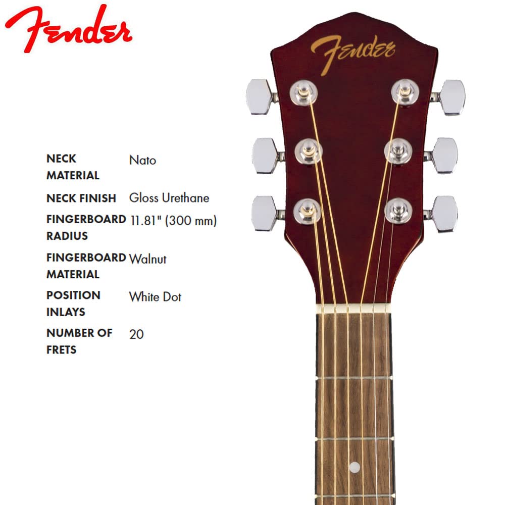 Fender Acoustic Guitar WN (FA-125 NAT)