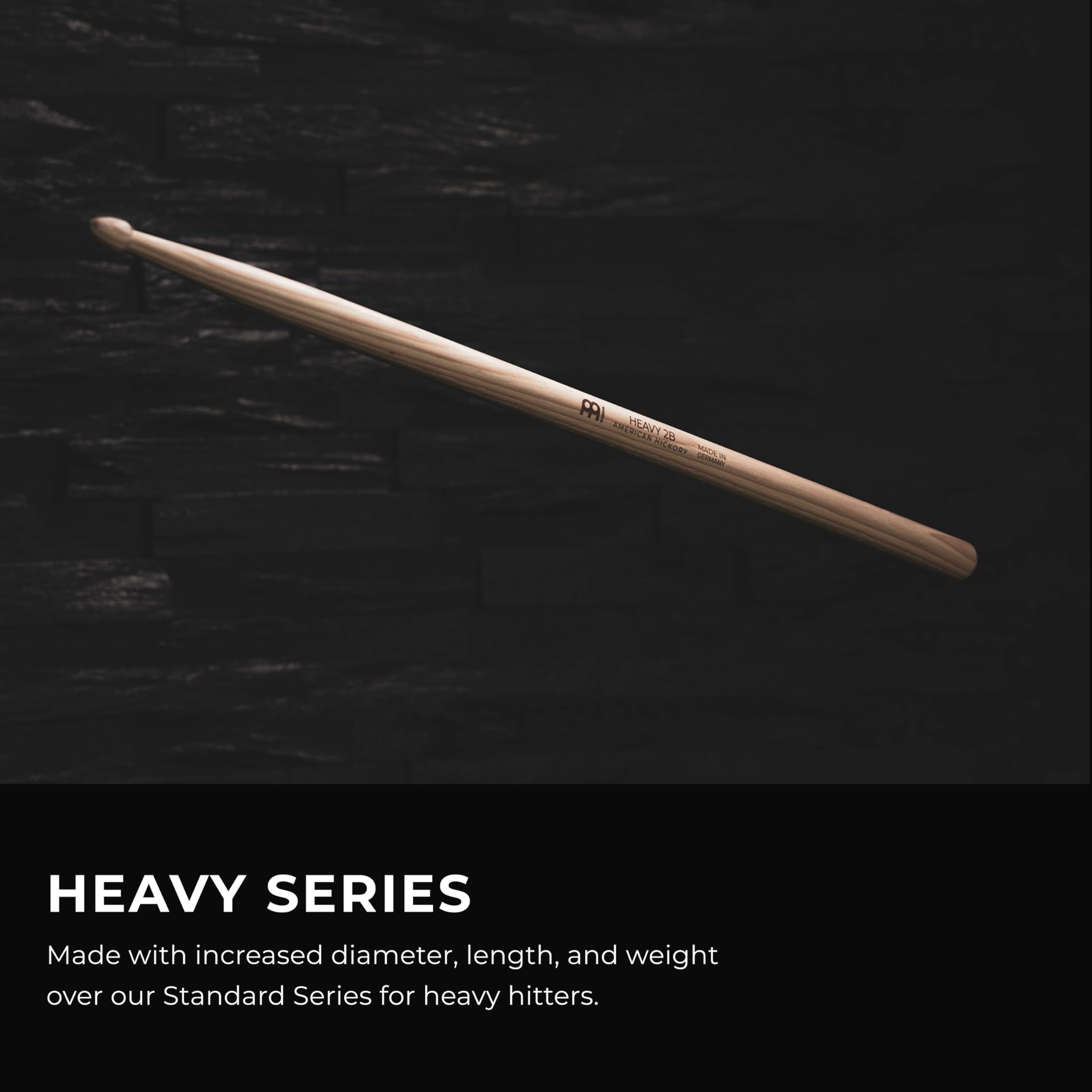 Meinl SB110 Heavy 2B American Hickory Drum Sticks