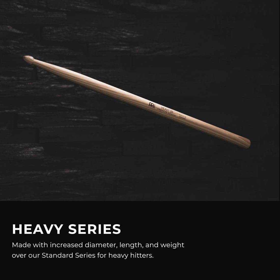 Meinl SB110 Heavy 2B American Hickory Drum Sticks
