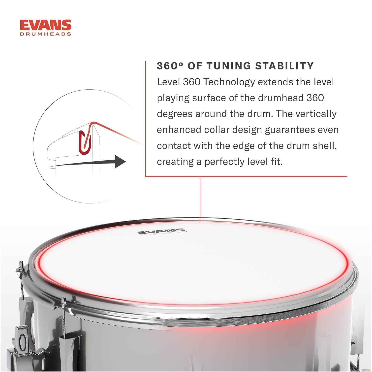 Evans B14G1 14" Snare Coated Drumhead