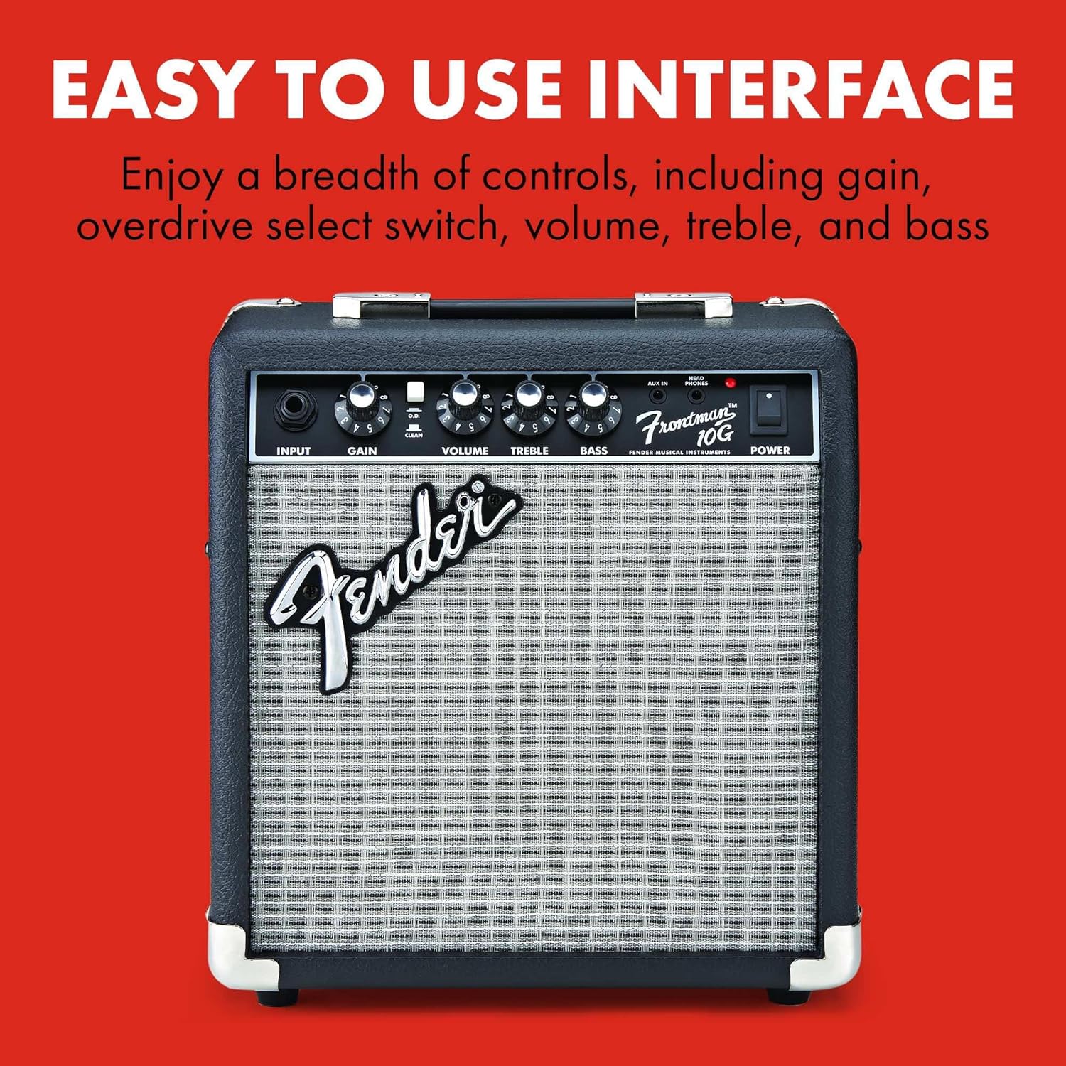Fender Frontman 10G Guitar Amplifier, Black