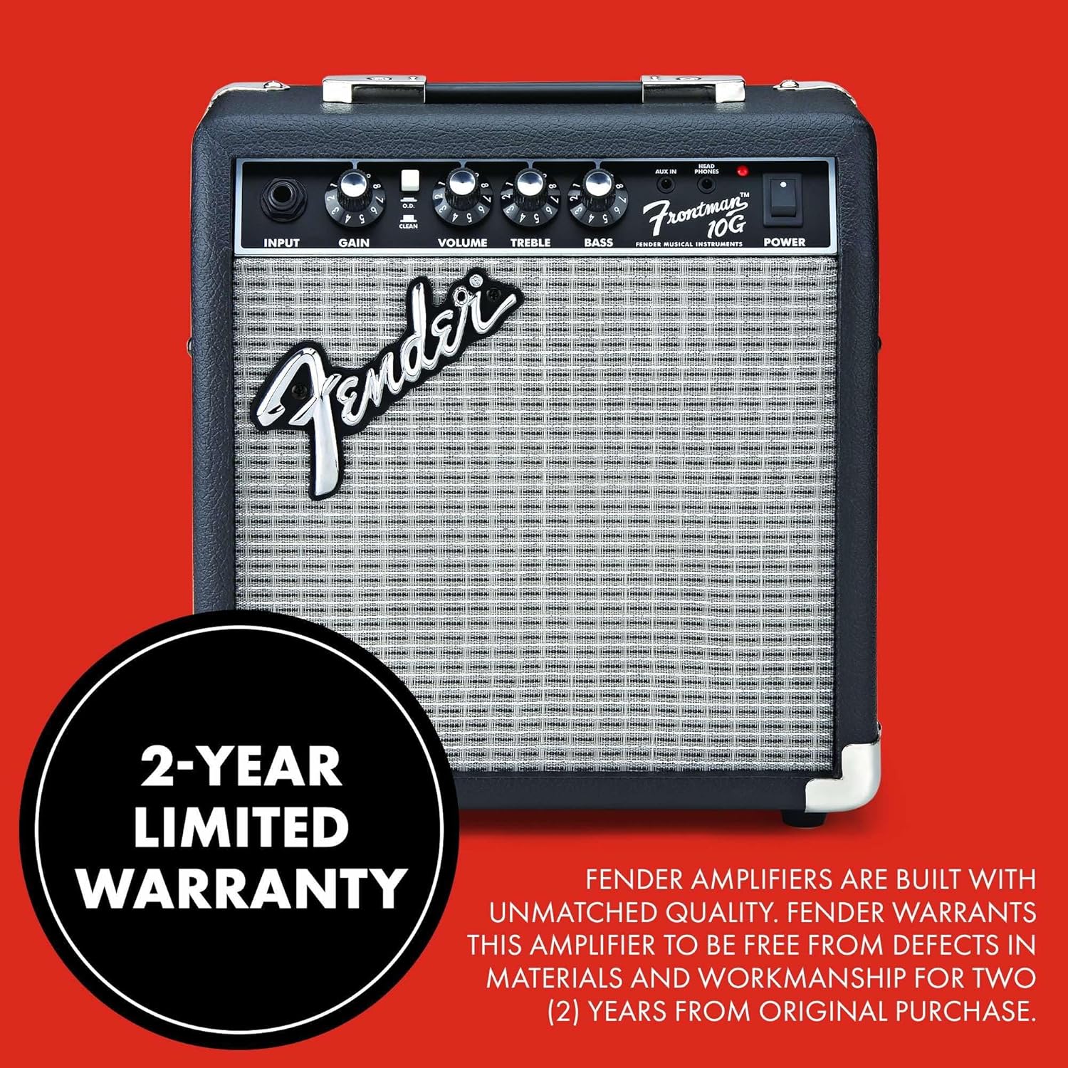Fender Frontman 10G Guitar Amplifier, Black