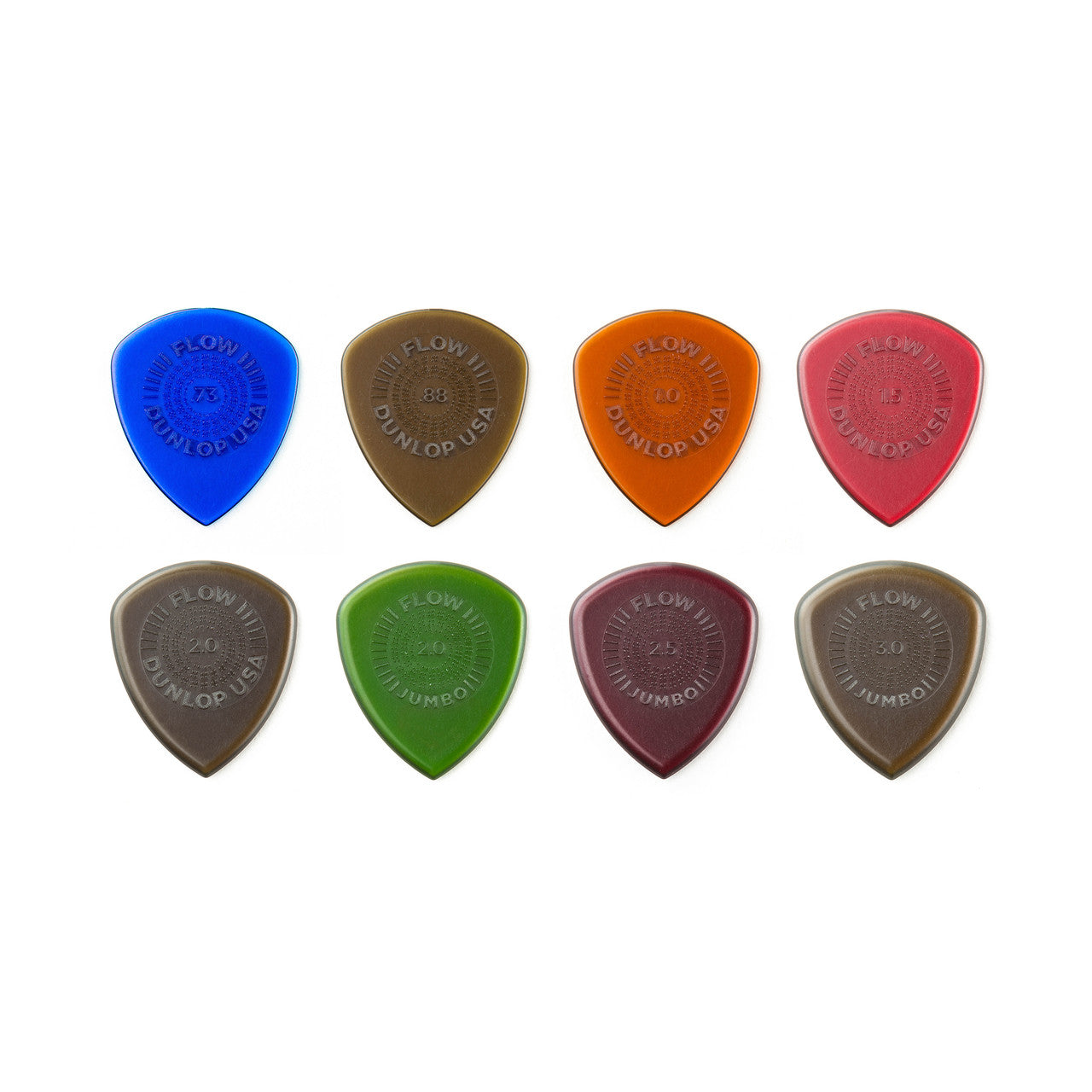 Dunlop PVP 114 Picks Variety Flow Pack (8 Pack)