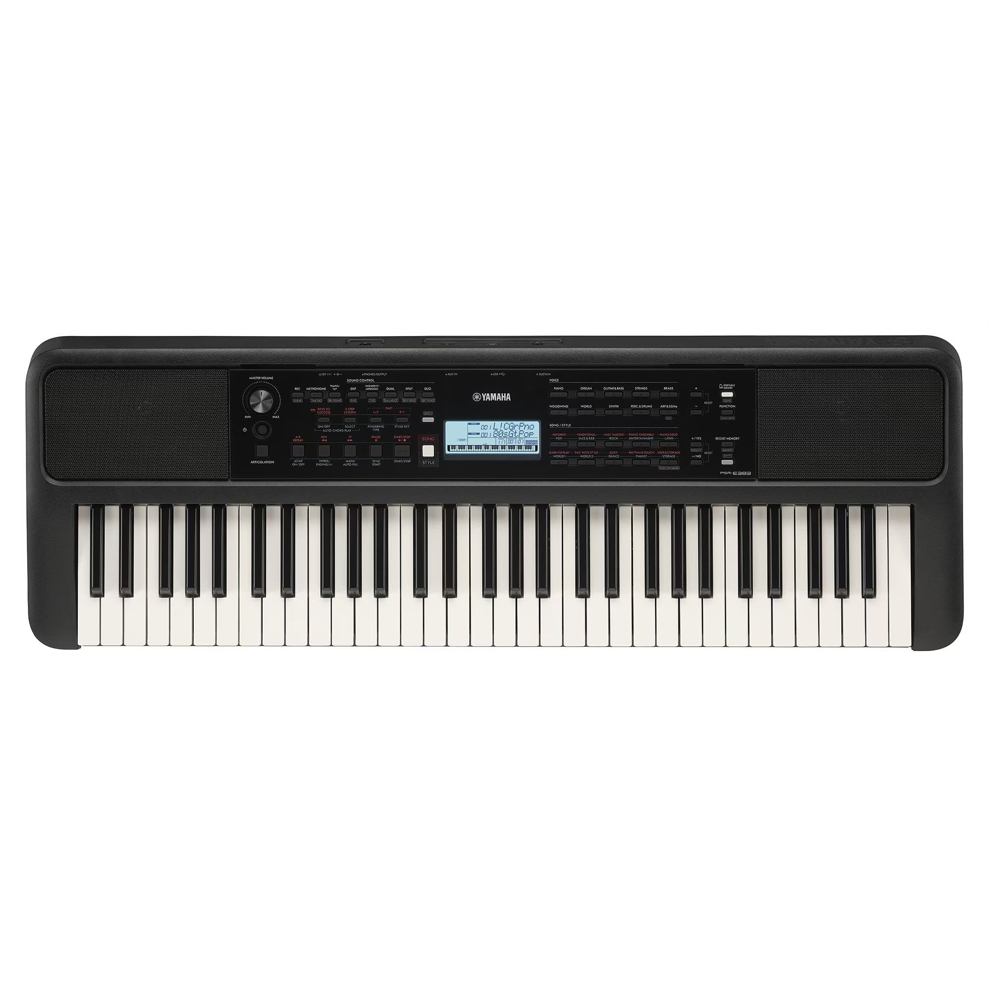 Yamaha PSR-E383 Portable Keyboard 61 Keys