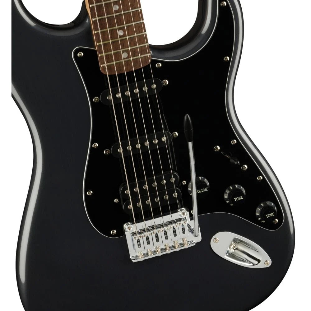 Fender Affinity Series Stratocaster HSS Pack 6 String Electric Guitar - Charcoal Frost Metallic