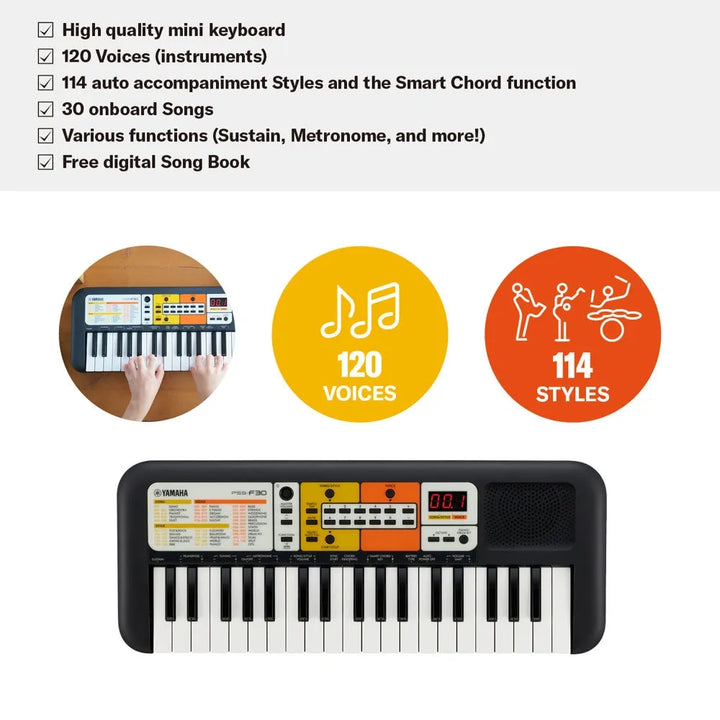 Yamaha PSS-F30 Mini Keyboard For Kids (Made in India)