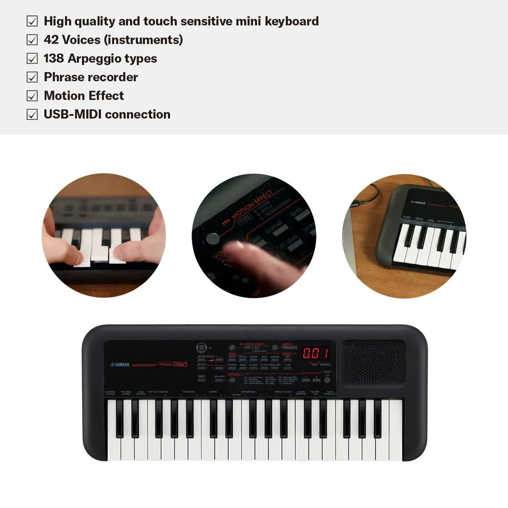 Yamaha PSS-A50 Portable Keyboard With 37 Keys (Made in India)