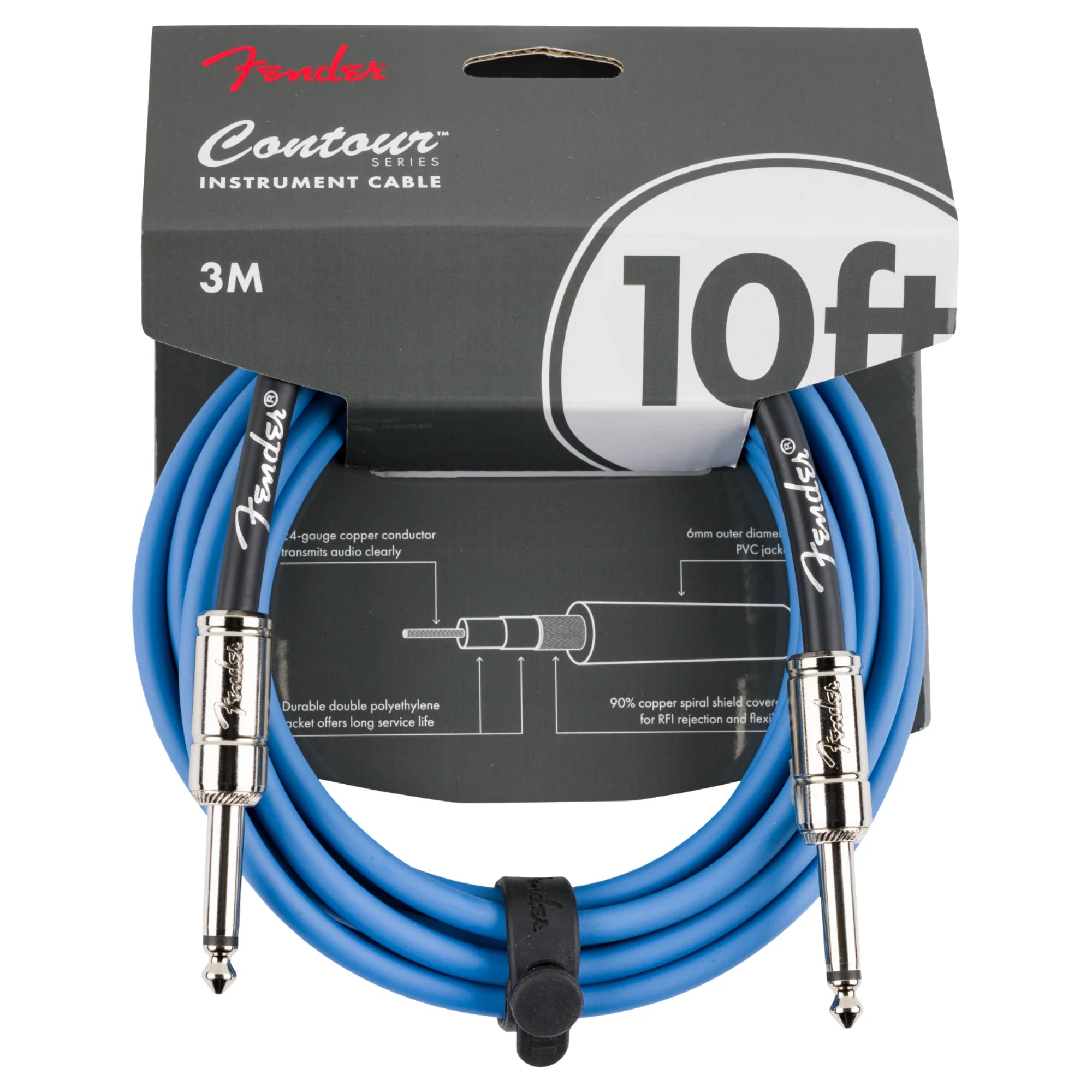 Fender Contour Instrument Cable 10 feet